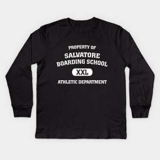 Property Of Salvatore Boarding School Kids Long Sleeve T-Shirt